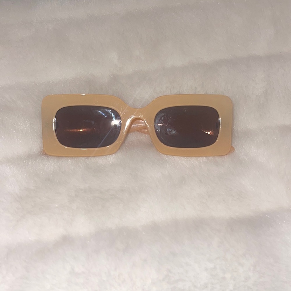 Rectangle Tinted Fashion Glasses